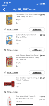 Consumer Review - Food Safety Walmart, Allentown, PA 18103, USA Lucky Charms cereal  I’m a cancer patient and this cereal could ha... photo #1