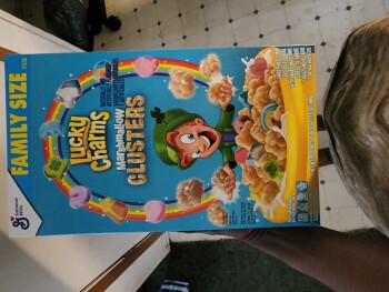Consumer Review - Food Safety Lucky Charms, Lillington, NC, USA I ate a bowl of lucky charms on 4/15/22 at around 7am by 12am I wa... photo #1