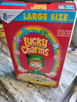 Consumer Review - Food Safety Detroit, Michigan, USA 3 days ago,  Lucky Charms No other details. Just diarrhea for the last three... photo #2