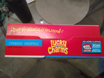 Consumer Review - Food Safety Lucky Charms, Walmart Neighborhood Market, West 74th Street, Shawnee, KS, USA I ate a bow back in mi... photo #2