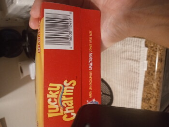 Consumer Review - Food Safety Lucky Charms, Largo, FL, USA I ate a bowl of Lucky Charms and right after I began having nausea, vom... photo #1