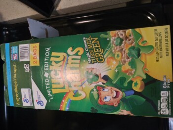 Consumer Review - Food Safety Lucky Charms cereal, Sam's Club, Clairmont Road, Atlanta, GA, USA After eating Lucky Charms cereal.... photo #1