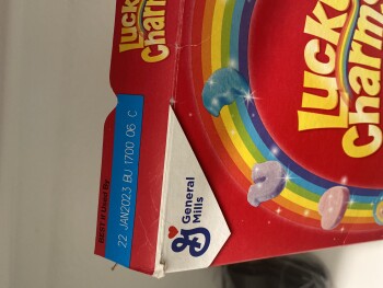 Consumer Review - Food Safety Lucky Charms , Walmart Supercenter, East US Highway 80, Forney, TX, USA My daughter was ill after ea... photo #2