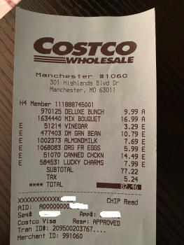 Consumer Review - Food Safety Costco Wholesale, Highlands Boulevard Drive, Manchester, MO, USA My adult daughter aged 30 ate a bow... photo #3