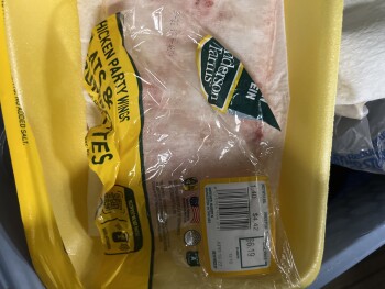 Consumer Review - Food Safety Walmart Supercenter, Montfort Rd, Dallas, TX, USA I bought chicken wings April 15 and cooked Them Ap... photo #1