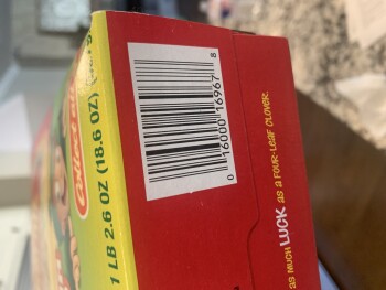 Consumer Review - Food Safety H-E-B, West Parkwood Avenue, Friendswood, Texas, USA I believe lucky charms, I bought a box last wee... photo #1