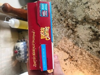 Consumer Review - Food Safety Lucky Charms, Walmart Supercenter, Irish Road, Chilton, WI, USA myself, my daughter, and two nieces... photo #2