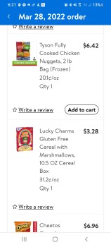 Consumer Review - Food Safety Lucky Charms, Midland, TX, USA I bought Lucky Charms last week and my husband has been very sick thi... photo #1