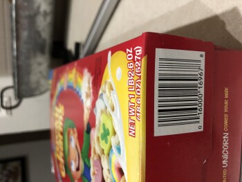 Avis du consommateur - Sécurité alimentaire Walmart Supercenter, Bloomingdale Avenue, Valrico, FL, USA Got it from here Lucky charms that’s the... photo #2