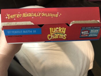 Consumer Review - Food Safety Lucky Charms, Battle Creek, Mi I ate a bowl of Lucky Charms and then became violently I’ll with in a... photo #1