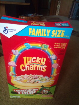 Consumer Review - Food Safety Lucky Charms, Paragould AR Week of Easter, Lucky Charms It was for sure lucky charms that made my fa... photo #2