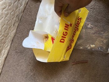 Consumer Review - Food Safety Bojangles, 3727 Branch Avenue, Hillcrest Heights, Maryland, EE. UU. La comida de alli, A los diez mi... photo #2