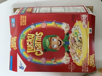 Consumer Review - Food Safety Lucky Charms cereal, New Smyrna Beach, FL, USA On April 19 I opened a new box of Lucky charms from a... photo #3