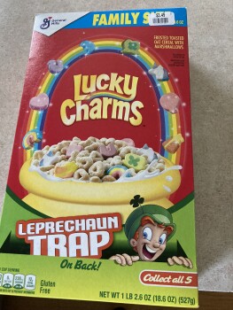 消费者评论 - 食品安全 Lucky Charms, Meijer, Grand Rapids, MI, USA We are not sure. She had eaten Lucky Charms on Tuesday 4... 照片 #2