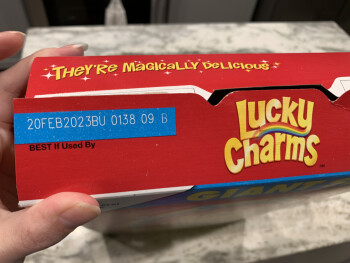 Consumer Review - Food Safety H-E-B, Farm to Market Road 1488, Magnolia, TX 77354, USA I just heard about lucky charms. I think po... photo #1