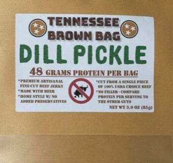 Food Recall TENNESSEE BROWN BAGS beef jerky- recalled due to production without inspection The FSIS announced th... photo #7