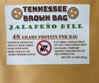 Food Recall TENNESSEE BROWN BAGS beef jerky- recalled due to production without inspection The FSIS announced th... photo #8