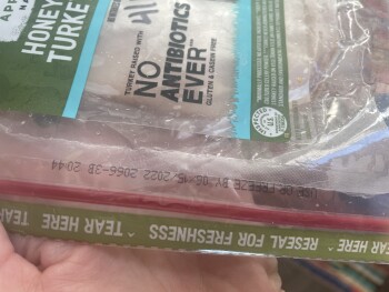 Consumer Review - Food Safety Whole Foods Market, South Tunnel Road, Asheville, NC, USA Applegate Farms Honey and Maple Turkey Bre... photo #1