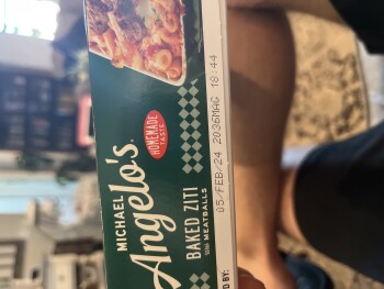 Consumer Review - Food Safety Michael Angelo’s baked ziti with meatballs, Publix Super Market at Plant City Crossing, Thonotosassa... photo #2
