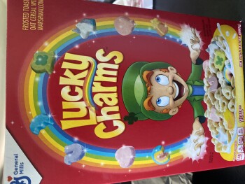 Avis du consommateur - Sécurité alimentaire Lucky Charms, Ringgold, GA, USA I had a new box of Lucky Charms for breakfast yesterday(4/23) and sp... photo #2