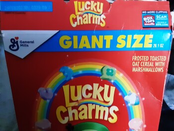 Consumer Review - Food Safety Lucky Charms, Walmart Supercenter, North Tryon Street, Charlotte, NC 28262, USA My husband bought me... photo #2