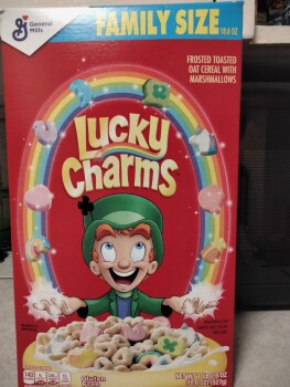Consumer Review - Food Safety Lucky Charms Cereal, Melbourne, FL, USA I I bought a box of Lucky charms today and I eat Lucky charm... photo #2