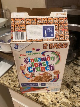 Consumer Review - Food Safety Cinnamon Toast Crunch, Sam's Club, 1200 S Hover St, Longmont, CO 80501, USA I purchased a bulk-size... photo #2