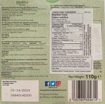 Food Recall Pimlico Confectioners Vegan Fine Hazelnut Truffles - recalled due to undeclared milk TJX Canada is r... photo #2