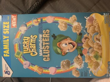 Consumer Review - Food Safety Lucky Charms Mashmallow Clusters, Walmart Supercenter, Sheridan Drive, Amherst, NY, USA My son and I... photo #2