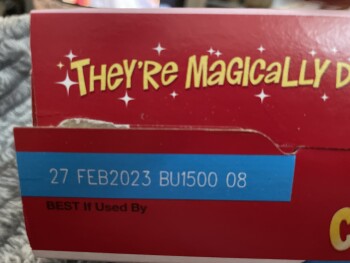 Consumer Review - Food Safety Lucky charms cereal, Target, 3770 North Goldenrod Road, Winter Park, FL, USA I had a bowl of lucky c... photo #2