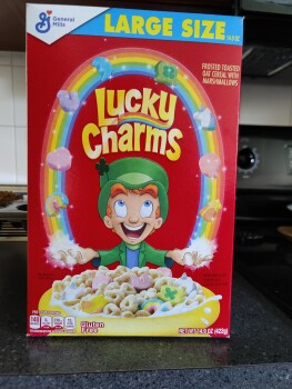 Verbraucherbewertung – Lebensmittelsicherheit Lucky Charms, Publix Super Market at Heron Creek Towne Center, South Sumter Boulevard, North Port, F... Foto #2