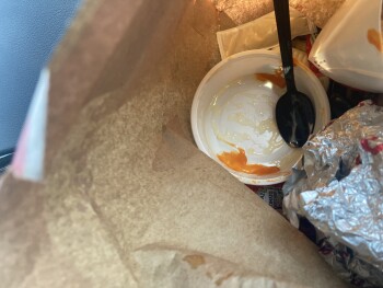 Consumer Review - Food Safety Arby's, East Noble Avenue, Guthrie, OK, USA just bought 2 for 6$ roast beef sandwiches and the meat... photo #1