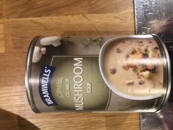 Consumer Review - Food Safety Bramwells mushroom soup, ALDI, Festival Way, Malmesbury, UK Two weeks ago, from this. so he tried th... photo #5
