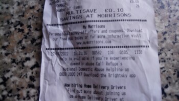 Consumer Review - Food Safety Morrisons, Esplanade, Kirkcaldy, UK 27th april 2022,  Their bakery sausage rolls I have reported it... photo #4