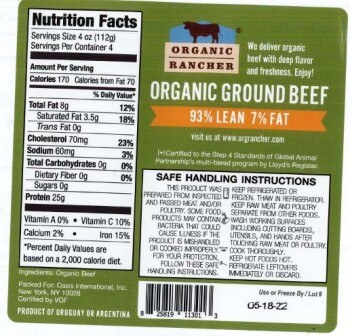 Food Recall ORGANIC RANCHER ORGANIC GROUND BEEF- Public Health Alert due to extraneous materials The FSIS is iss... photo #4