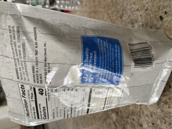 Consumer Review - Food Safety Walmart Supercenter, West Main Street, Freehold Township, NJ, USA I purchased 2 bags of Great value... photo #2