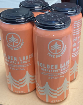 Food Recall Tree Brewing Co. Golden Larch Grapefruit Radler - recalled due to undeclared sulphites Tree Brewing... photo #1