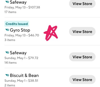Consumer Review - Food Safety Gyro Stop, Washington 9, Lake Stevens, WA, USA We ordered dinner through Door Dash last night, Frida... photo #1