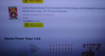 Consumer Review - Food Safety Lucky Charms, Amazon Prime, Jamestown, NY, USA I ate a whole family size box of dry Lucky Charms & 3... photo #2