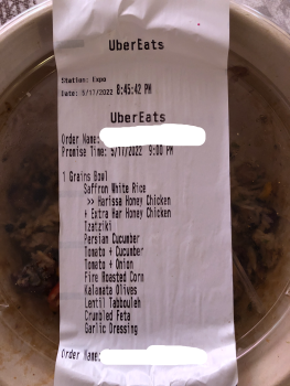 Consumer Review - Food Safety CAVA, Epicerie Plaza, Sterling, VA, USA Yesterday,  Not sure if it was the feta cheese or the meat N... photo #2