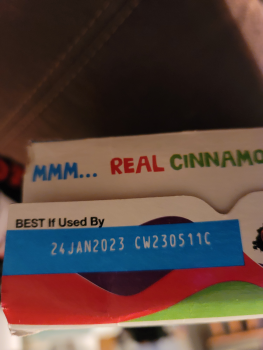 Consumer Review - Food Safety Cinnamon toast crunch cereal, Anniston, Alabama, USA My son ate cinnamon toast crunch cereal.
24Jan... photo #3