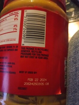 Consumer Review - Food Safety Jif, Walmart Supercenter, Muskogee Avenue, Tahlequah, OK, USA Didn't know at the time because it had... photo #2