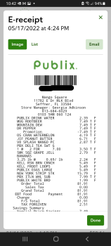 Avaliação do consumidor - Segurança alimentar Jif, Publix Super Market at Mango Square, East Doctor Martin Luther King Junior Boulevard, Seffner,... foto #2