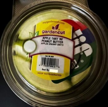 Food Recall Garden Cut Apple Wedges & Celery Bites with Peanut Butter-recalled due to Salmonella Garden Cut, LLC... photo #2