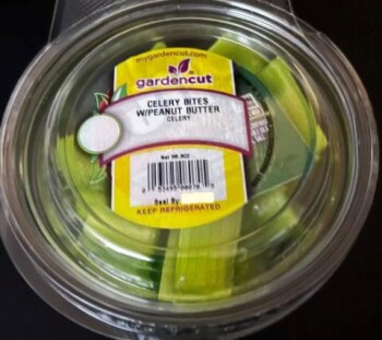 Food Recall Garden Cut Apple Wedges & Celery Bites with Peanut Butter-recalled due to Salmonella Garden Cut, LLC... photo #3