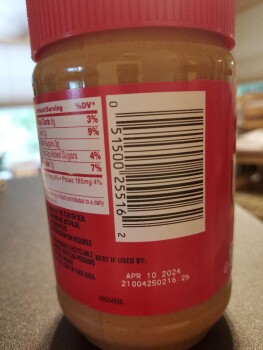 Consumer Food Safety Report Walmart Supercenter, West Shawnee Street, Muskogee, OK, USA I purchased a jar of Jif peanut butter f... photo #1