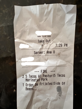 Reseña del consumidor - Seguridad alimentaria Tacos El Tio #4, Lake Street, Oak Park, IL, USA My family of four is sick this morning. Last meal we... foto #3