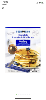 Consumer Review - Food Safety Food Lion Blueberry pancake mix, Food Lion, West Mercury Boulevard, Hampton, VA, USA My daughter ate... photo #2