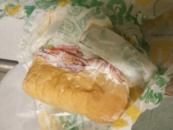 Consumer Review - Food Safety Subway, West North Avenue, Baltimore, MD, USA Today, I've eaten cold cut combo for over 15 years, an... photo #2