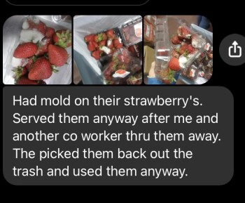 Consumer Food Safety Report Wendy's, Scioto Trail, Portsmouth, OH, USA Don’t eat anything with “fresh” strawberries at here they... photo #1